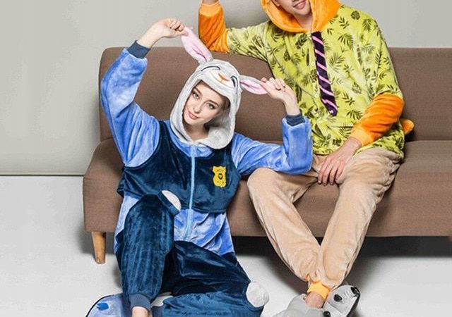 PIŻAMA PRZEBRANIE KIGURUMI FOX NICK