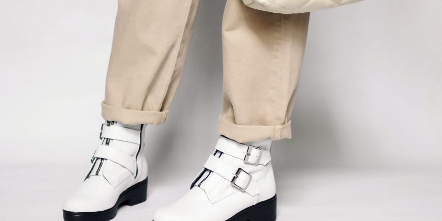 ocieplane botki damskie skórzane